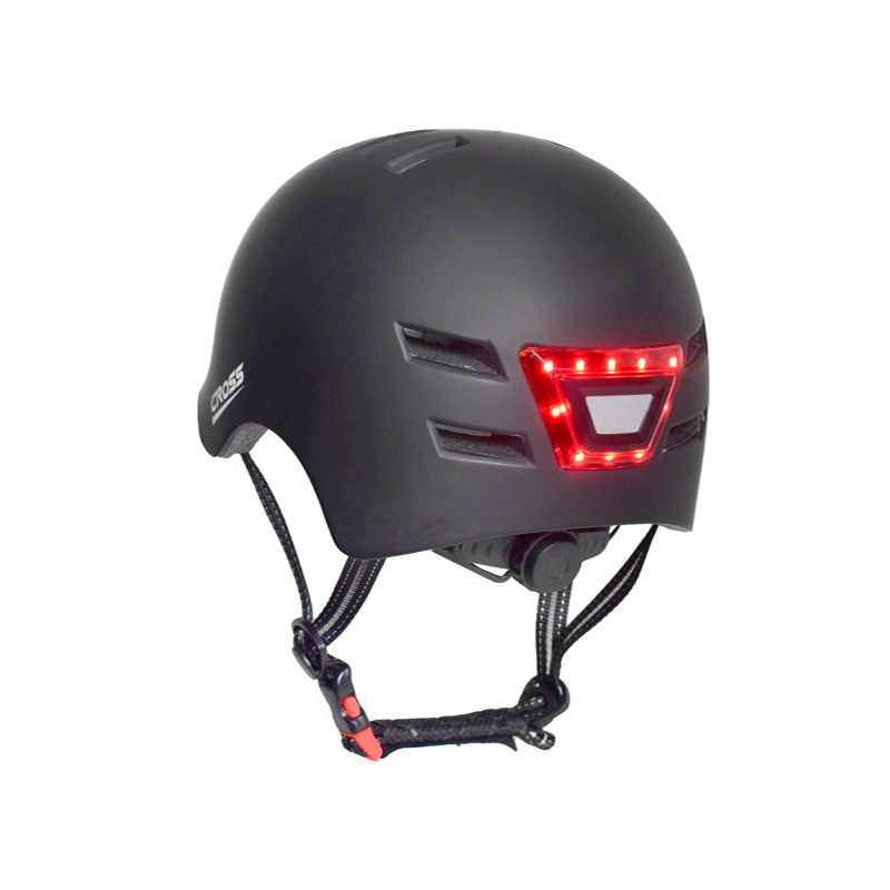 Casco Urbano con Luces HL05 - Negro
