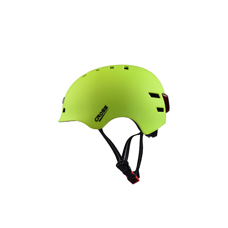Casco Urbano con Luces HL05 - Verde