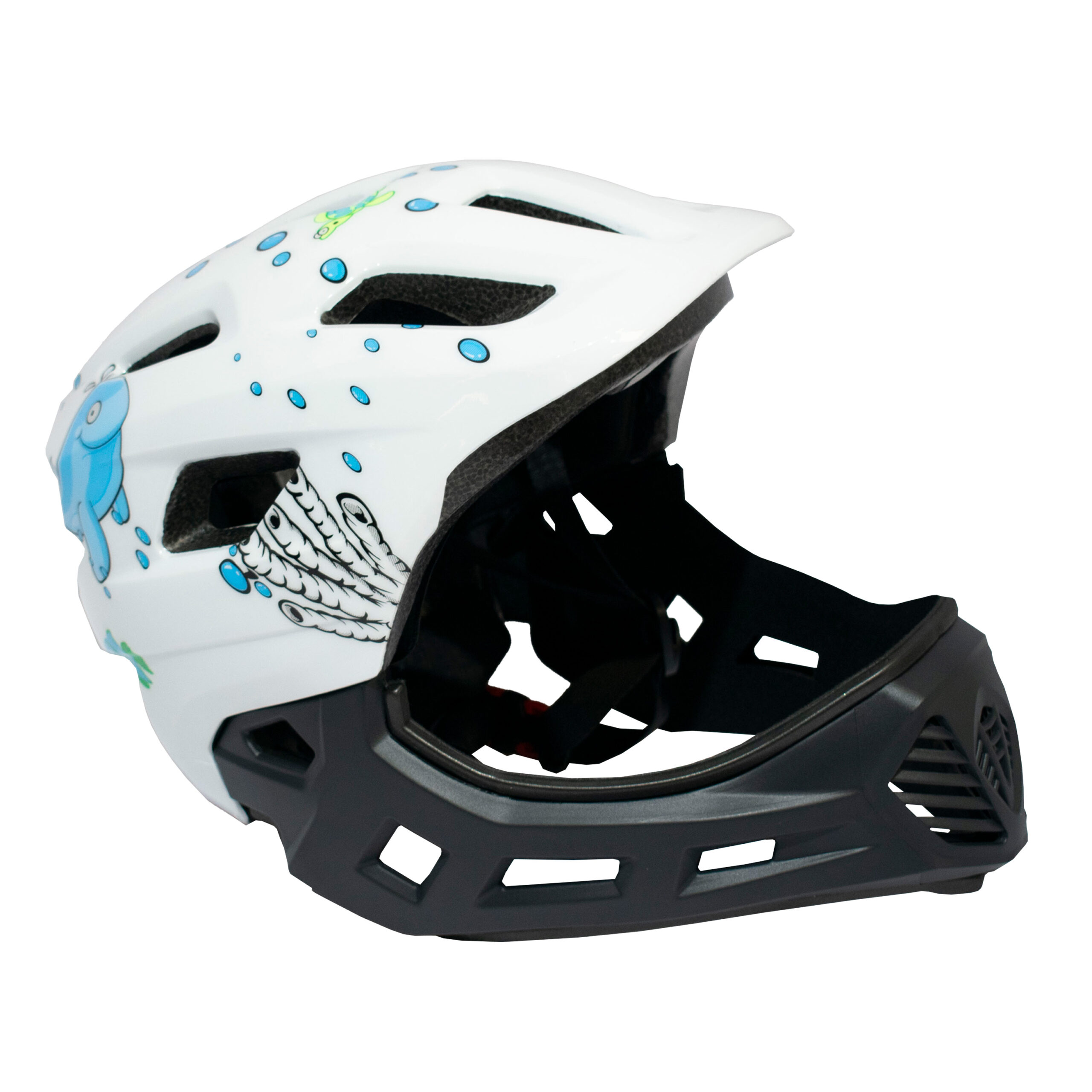 Casco para Niños Mod. HL25 FULL FACE - Blanco