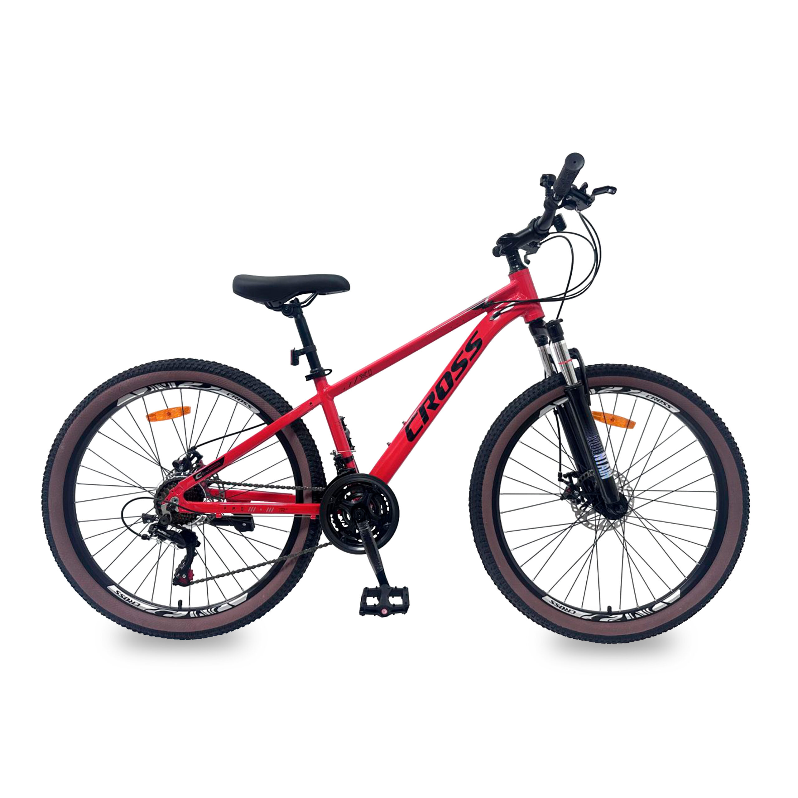 Bicicleta Montañera Mod. TK02 Aro 24 - Rojo