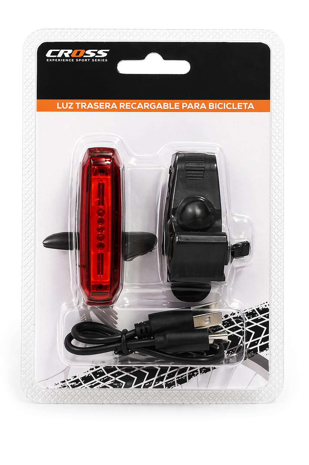 Luz Posterior para bicicleta CROSSBIKE