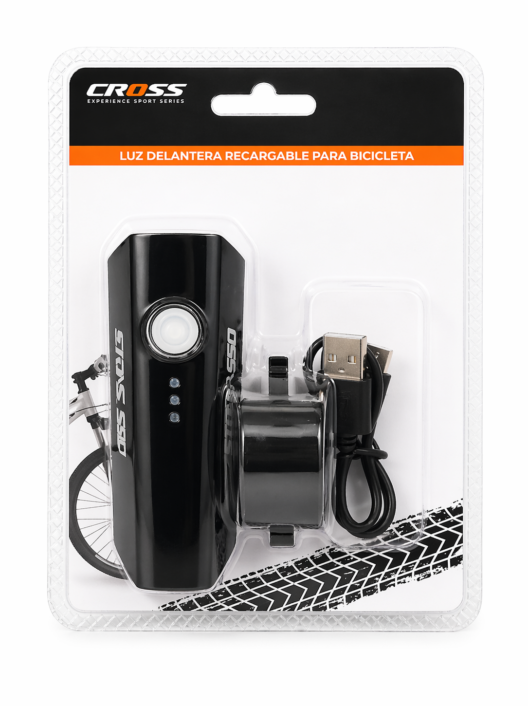 Luz Delantera para bicicleta CROSSBIKE